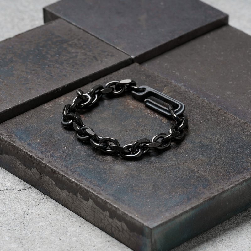 Framework Chain Bracelet 钢制手链_黑色 - 手链/手环 - 不锈钢 黑色