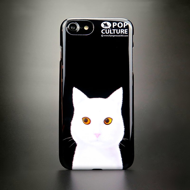 iPhone SE2/7/8 Flying Mouse 猫 超薄贴身手机壳 手机套 礼物 - 手机壳/手机套 - 塑料 黑色
