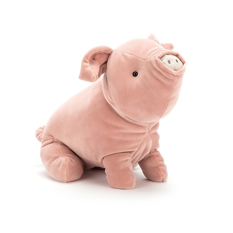 Jellycat Mellow Mallow Pig 棉花糖小猪 18cm - 玩偶/公仔 - 聚酯纤维 粉红色