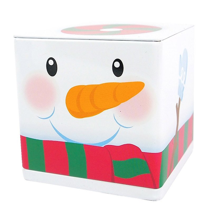 圣诞锡材收纳盒-雪人【Hallmark-礼品 圣诞节系列】 - 摆饰 - 其他材质 白色