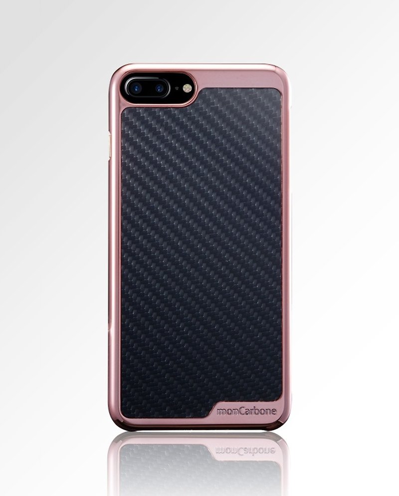 KHROME 碳纤维手机壳 for iPhone SE- 玫瑰金/碳纤黑 - 手机壳/手机套 - 纸 粉红色