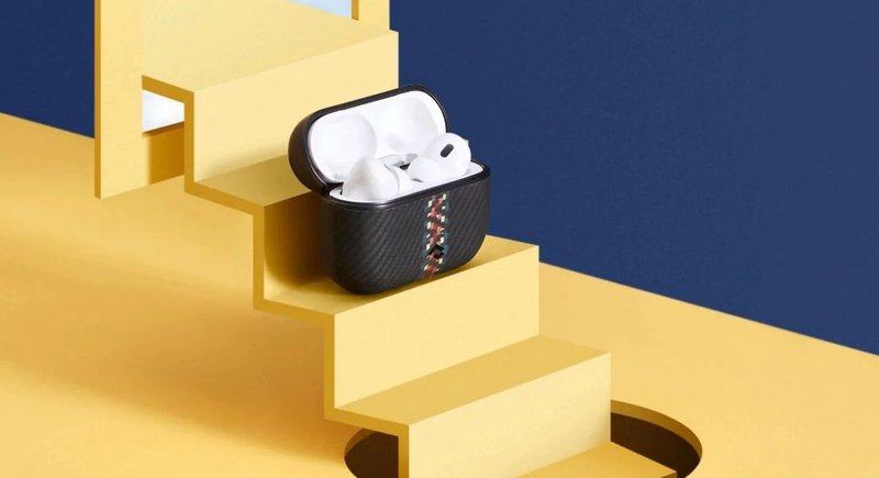 PITAKA | AirPods Pro2 AirCase 600D 狂想浮织款 - 耳机收纳 - 其他人造纤维 