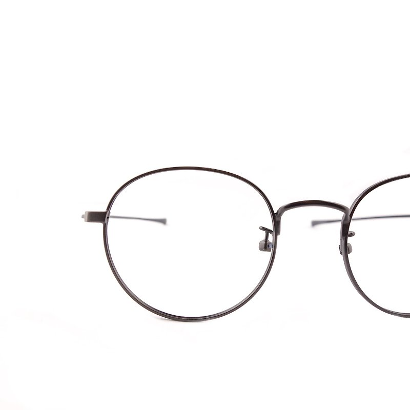 【目目商行】纯钛金属轻量框 无负担 消光黑 / 咖啡 - 眼镜/眼镜框 - 其他金属 黑色