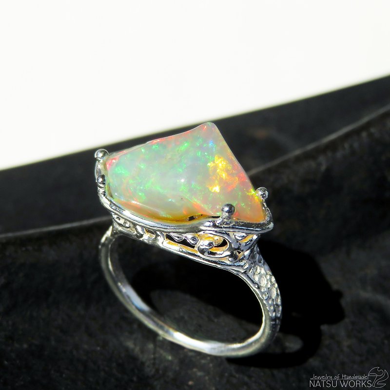 エチオピア オパール リング / Ethiopia Opal Ring l - 戒指 - 宝石 多色