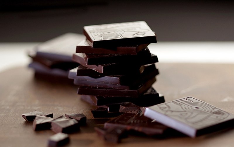 80%经典巧克力薄片 【黑方巧克力】 - 巧克力 - 新鲜食材 