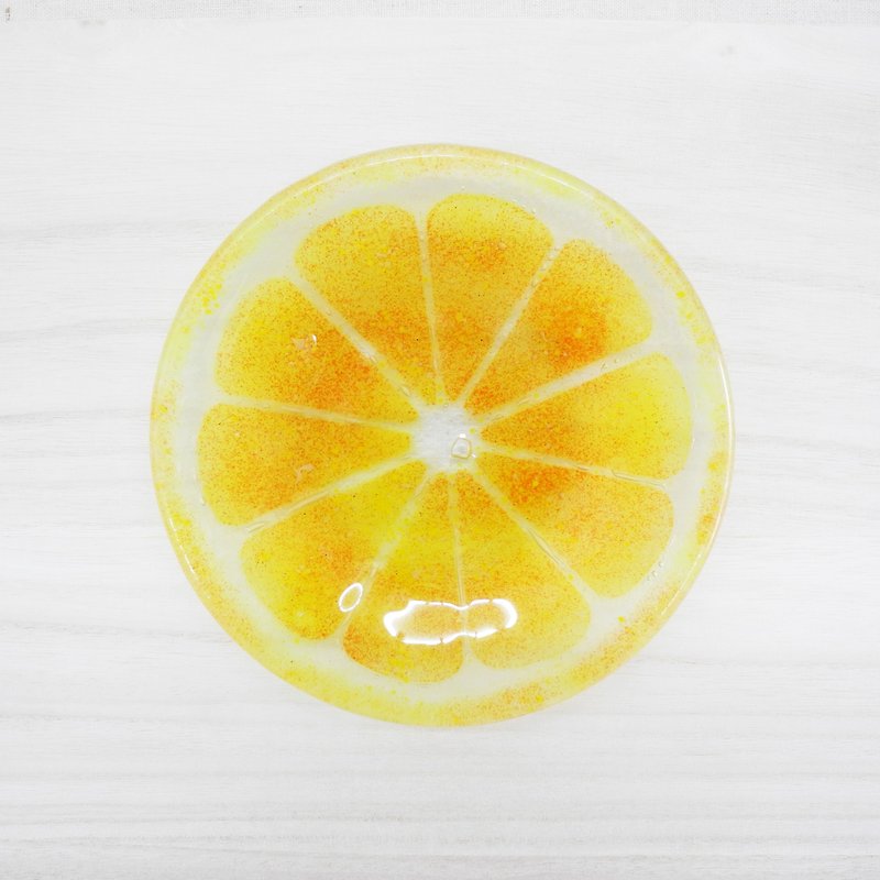 Highlight 还来 - 柠檬玻璃盘/夏日系列-柠檬黄 - 盘子/餐盘/盘架 - 玻璃 黄色