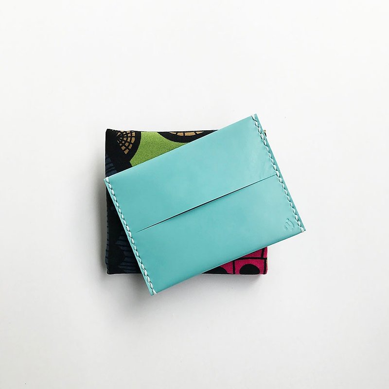 「Toy'sレザー」のシンプルティッシュカバー　スカイブルー - 化妆包/杂物包 - 真皮 蓝色