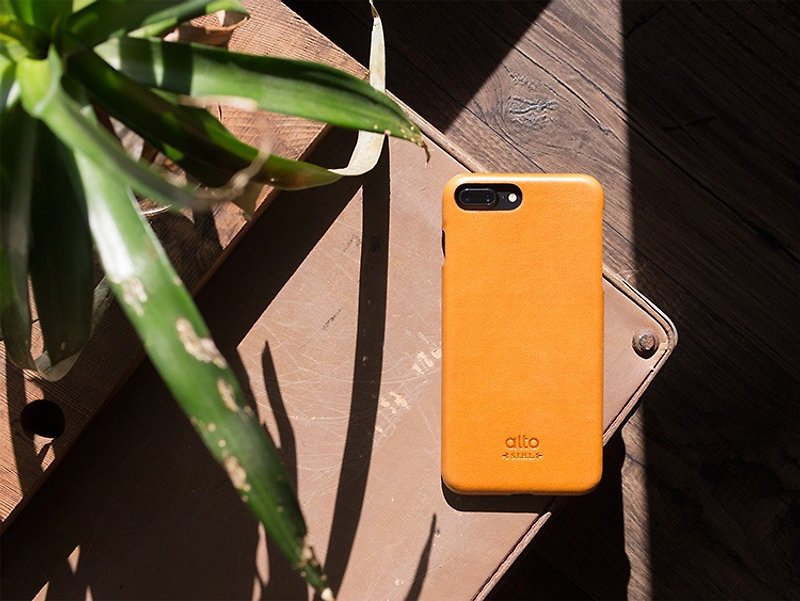 Alto iPhone 7/8 Plus 5.5寸 真皮手机壳背盖 Original - 焦糖棕 - 手机壳/手机套 - 真皮 橘色
