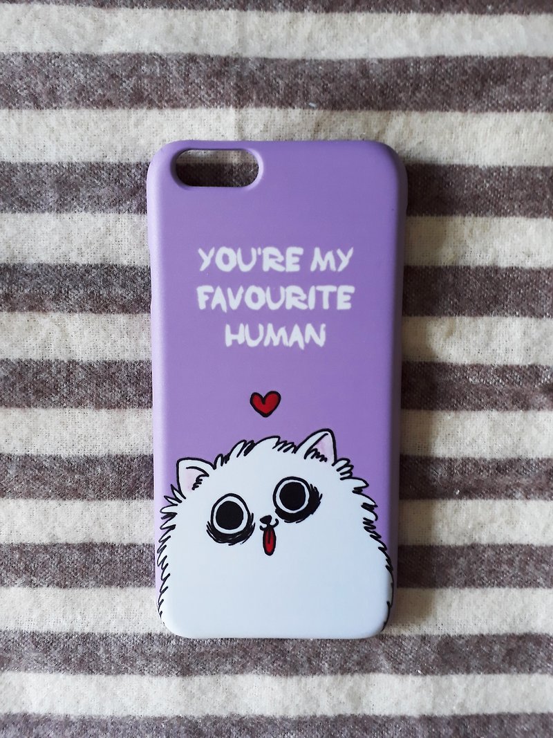 'You're My Favourite Human' iPhone Casing - 手机壳/手机套 - 塑料 紫色