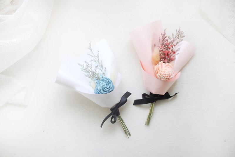 Goody Bag -幸福甜冰淇淋小花束干燥花礼福袋 - 干燥花/捧花 - 植物．花 蓝色