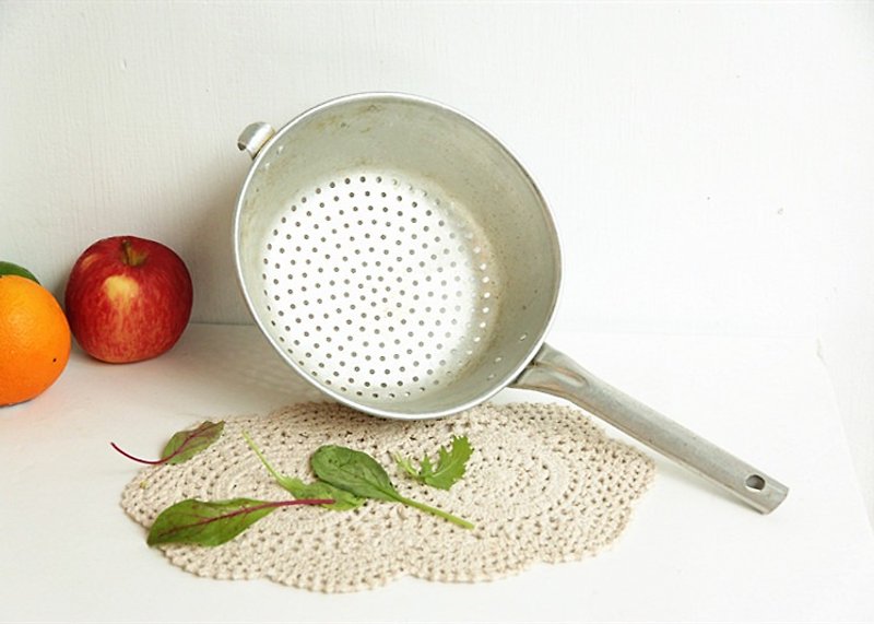 【好日恋物】荷兰Vintage早期铝制沥水厨具 - 厨房用具 - 其他金属 银色