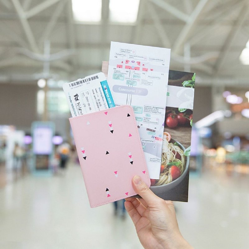 Antenna Shop 箭头小山旅游护照夹-粉,ATS95988 - 护照夹/护照套 - 塑料 粉红色