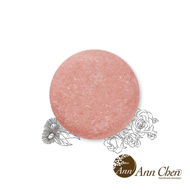 洗发饼60g-护色玫瑰(固体洗发精) - 洗发用品 - 精油 粉红色