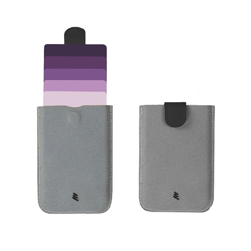 荷兰 allocacoc dax卡片收藏夹/紫色 - 证件套/卡套 - 聚酯纤维 紫色