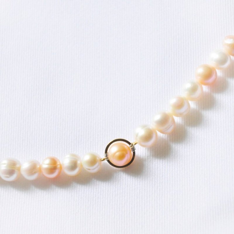 ∥Cheng Jewelry∥哈拿的祈祷 珍珠项链 - 耳环/耳夹 - 宝石 粉红色