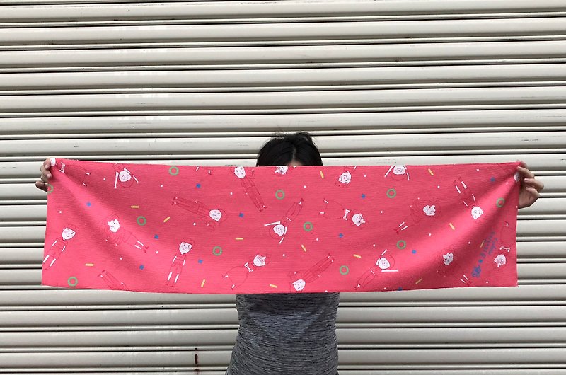 BLR 运动毛巾 Magai's 憋脚超能力 MC03 - 毛巾浴巾 - 聚酯纤维 红色