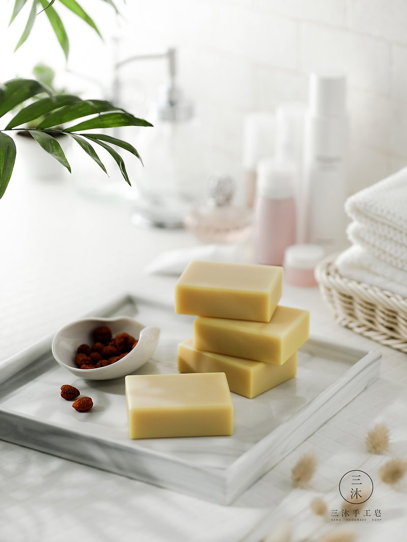 三沐手工皂 山栀子植萃润肤皂 - 肥皂/手工皂 - 其他材质 
