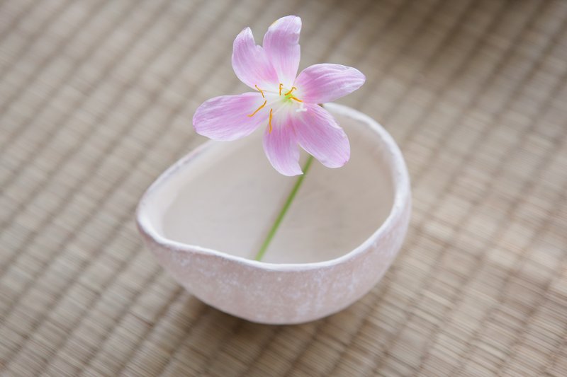 【细雨手作工坊】手捏陶-[手中的白糖霜] - 花瓶/陶器 - 陶 卡其色
