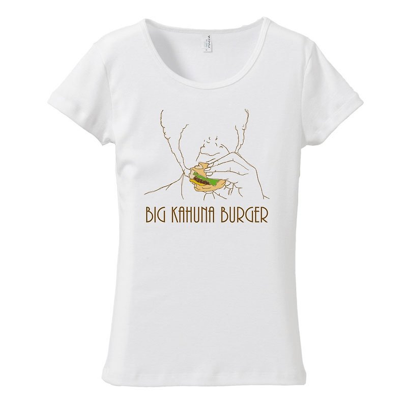 レディースTシャツ / Big Kahuna Burger - 女装 T 恤 - 棉．麻 白色