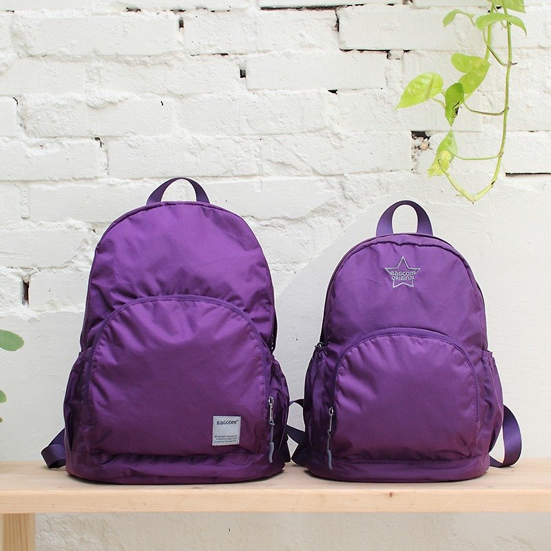 无感迷你抗水后背包(12寸笔电OK)-紫色_100180 - 后背包/双肩包 - 防水材质 紫色