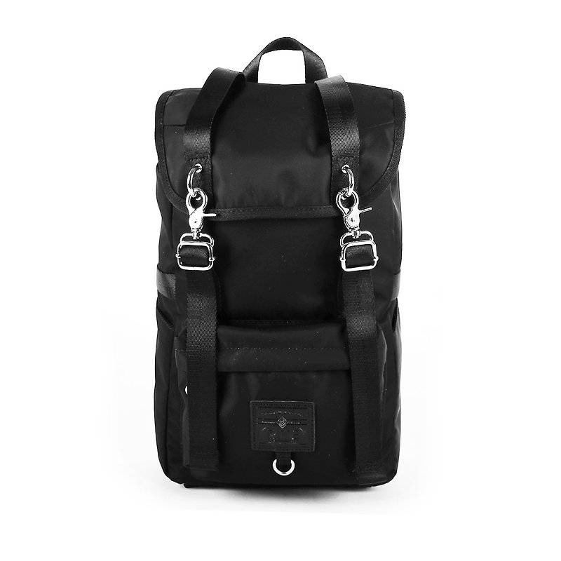 RITE 城市系列 - 军袋包(M) -尼龙黑 - 后背包/双肩包 - 防水材质 黑色