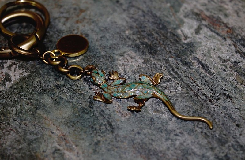 重庆森林蜥蜴钥匙圈 - 钥匙链/钥匙包 - 其他金属 绿色