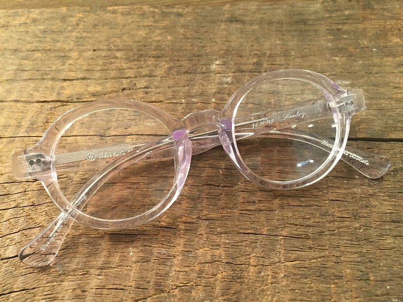 Absolute Vintage - Stanley Street(士丹利街) 圆形幼框板材眼镜 - Crystal 透明 - 眼镜/眼镜框 - 塑料 