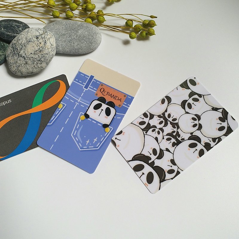 香港原创设计 【熊猫水晶卡贴】八达通卡贴| 悠游卡贴 - 卡片/明信片 - 其他材质 多色