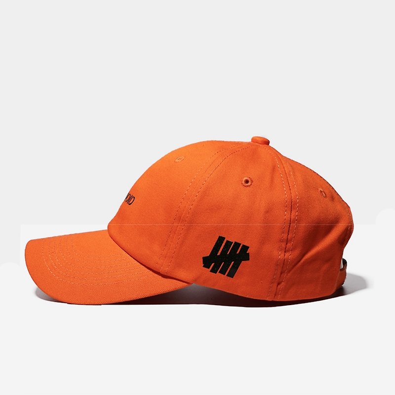 嘻哈印刷棒球帽180719-1 - 帽子 - 棉．麻 橘色