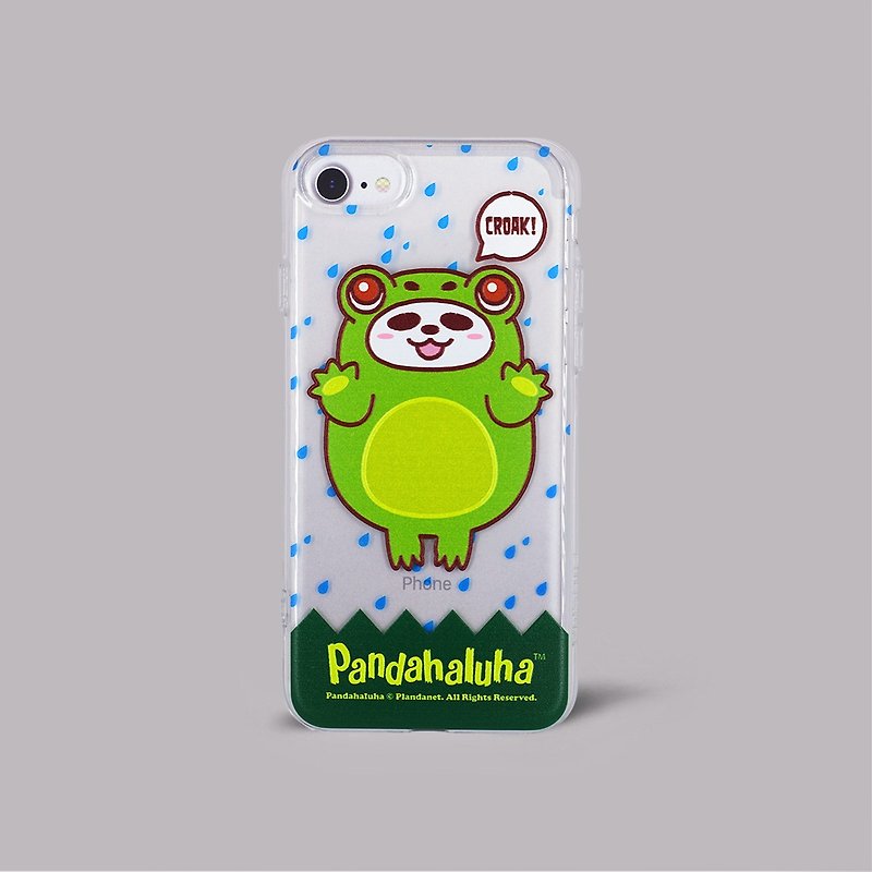 iPhone SE2/8/7 开运青蛙熊猫 Pandahaluha软胶透明手机壳 手机套 - 手机壳/手机套 - 硅胶 透明