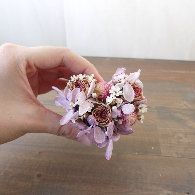 SUN迷你系列 | 小陶瓷造型 干燥花 桌上摆饰 - 干燥花/捧花 - 植物．花 粉红色