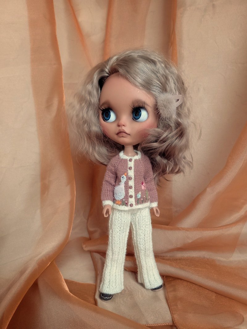 Blythe 服装套装 Blythe 针织服装 Pullip 服装 Blythe 刺绣服装 - 桌游/玩具 - 羊毛 