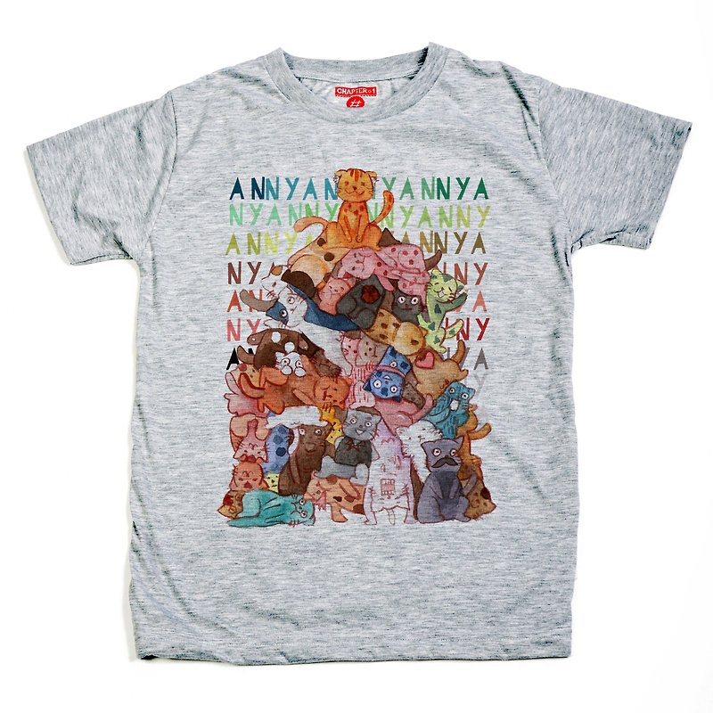Anny Animal unisex men woman cotton mix Chapter One T-shirt - 男装上衣/T 恤 - 棉．麻 白色