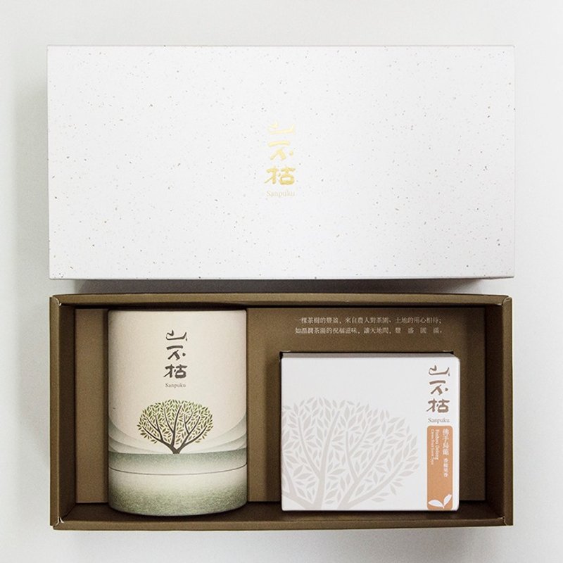 大地藏金茶叶礼盒・圆罐茶包组 - 茶 - 新鲜食材 