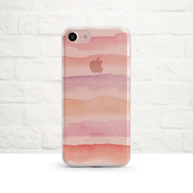 唇色- 防摔透明软壳-  iPhone 14, 14 至 iPhone SE2, Samsung - 手机壳/手机套 - 硅胶 红色