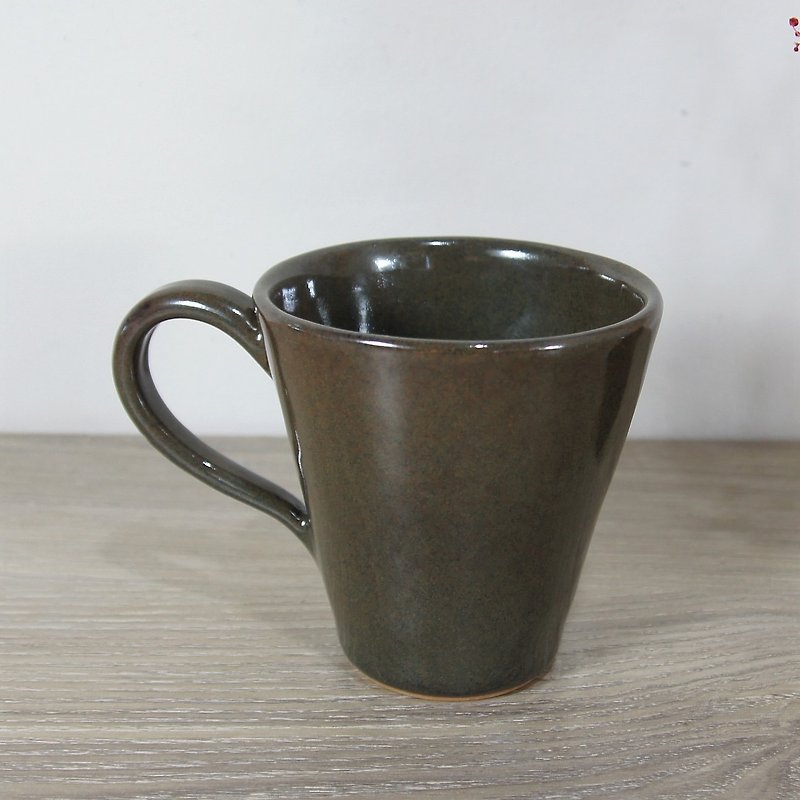 海参绿马克杯,对杯,咖啡杯,茶杯,水杯-容量约160ml - 咖啡杯/马克杯 - 陶 绿色