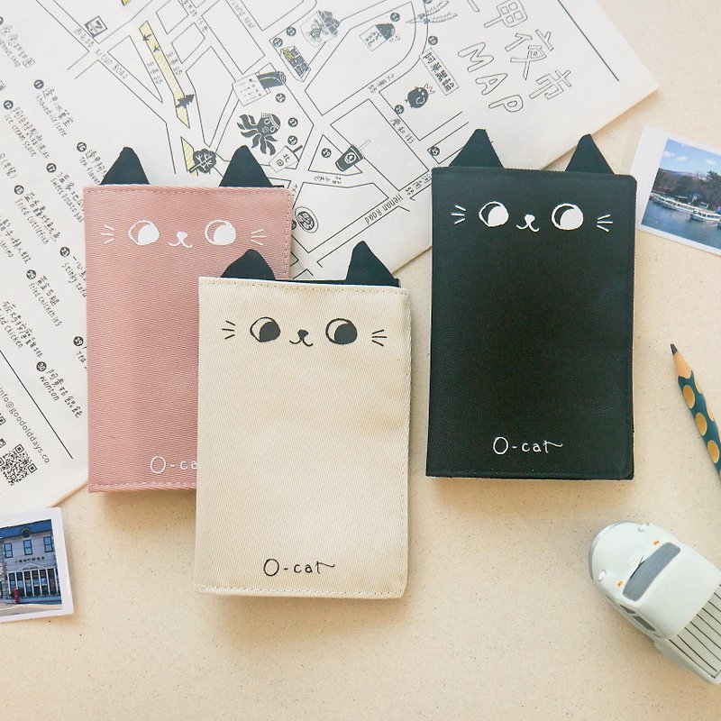 O-CAT - 猫耳护照套 - 文件夹/资料夹 - 棉．麻 