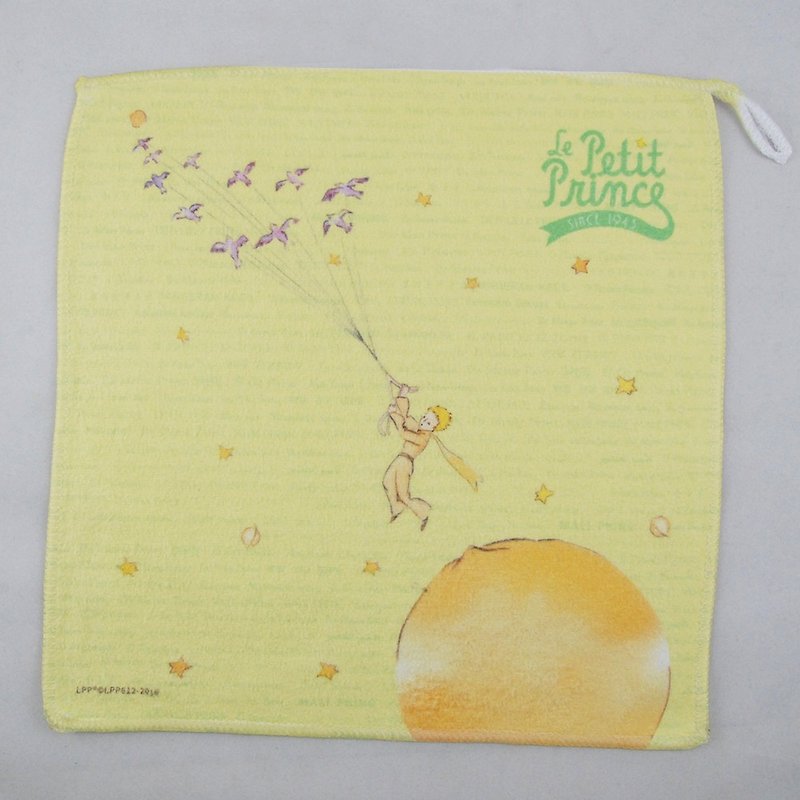 小王子经典版授权 - 擦手巾 【带我去旅行】 - 毛巾浴巾 - 棉．麻 黄色