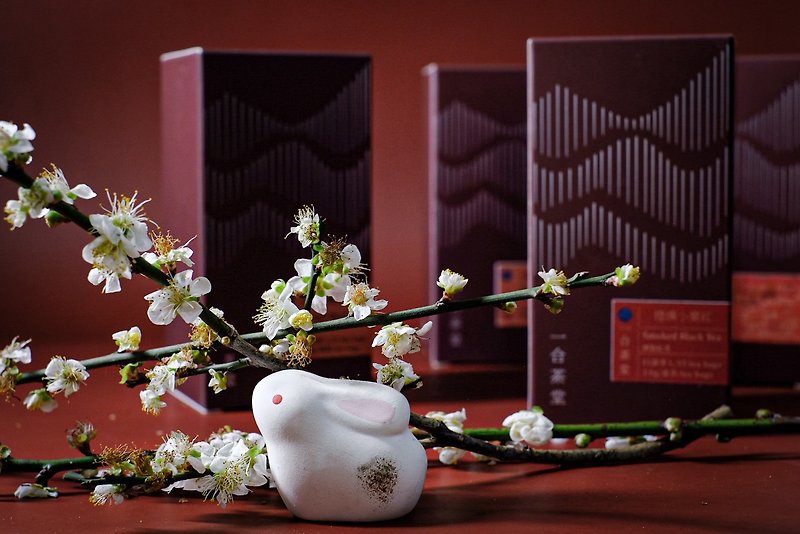 【可挑选礼盒封面】一合礼系列-经典红茶礼盒(日式菊/梅) - 茶 - 植物．花 红色