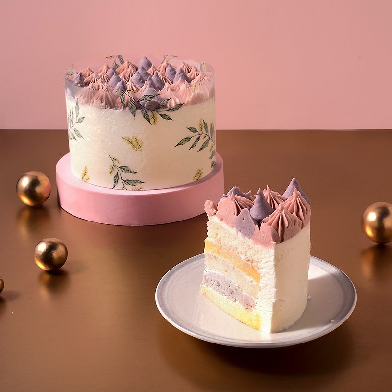 新鲜食材 蛋糕/甜点 紫色 - 紫芋森林 6-8寸 生日蛋糕 大甲芋头蛋糕 唐缇Tartine