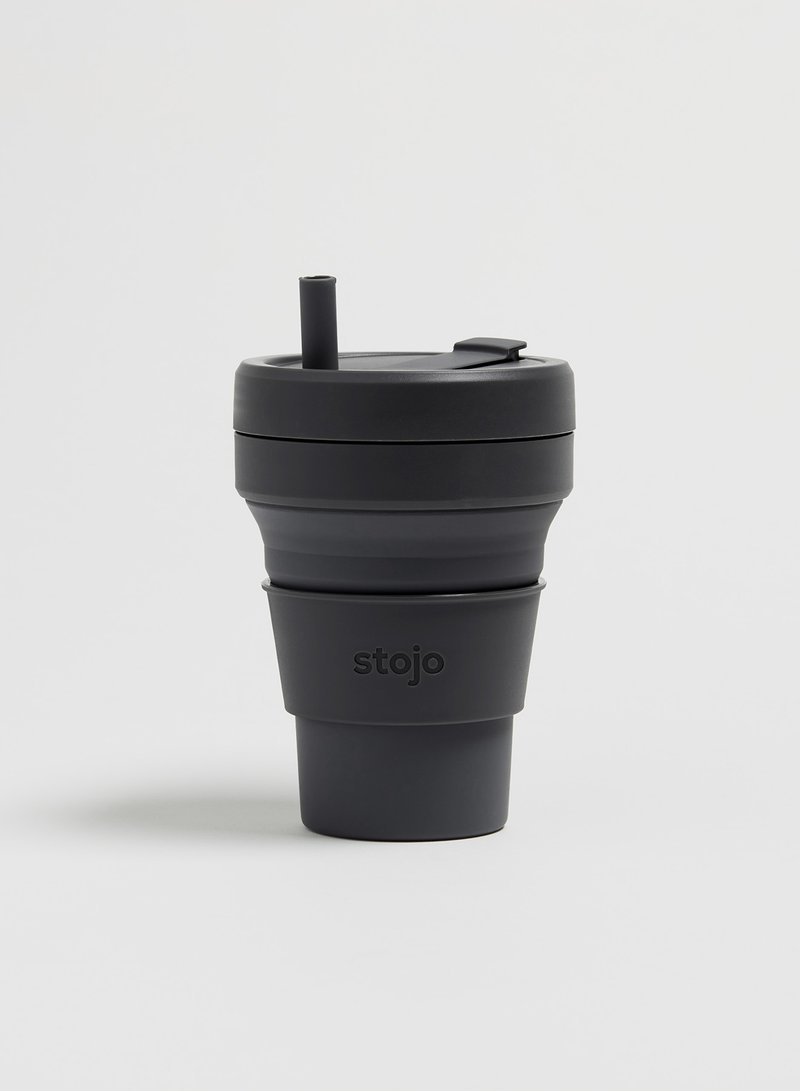 Stojo - 环保高耐热硅胶折叠杯24oz-石炭灰 - 其他 - 硅胶 灰色