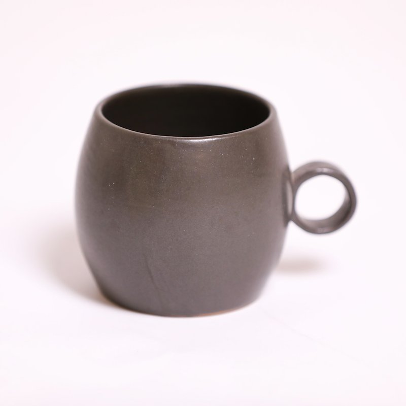 黑石圆满马克杯-公平贸易 - 咖啡杯/马克杯 - 陶 黑色