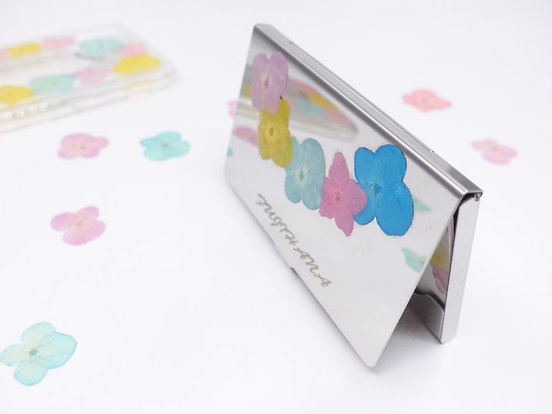 赏花名片盒(绣球花) - 名片夹/名片盒 - 植物．花 银色
