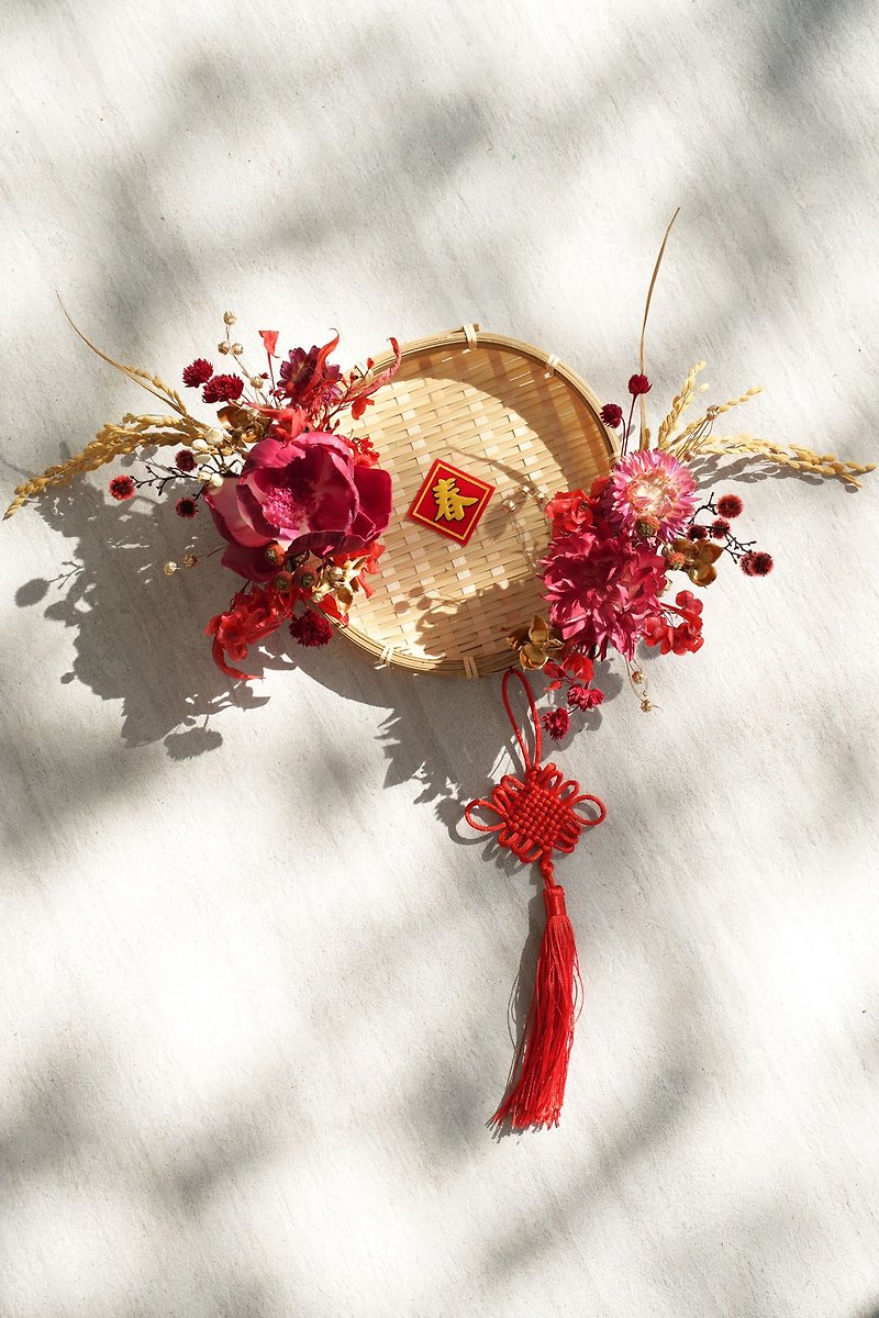 丰米稻穗—中式春联 - 植栽 - 植物．花 红色