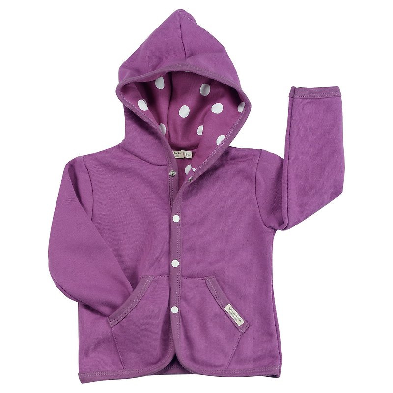 100% 有机棉 紫色幼儿 帽T 2-3岁 - 其他 - 棉．麻 紫色