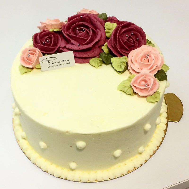 Felicitas Pâtissérie 6寸 瑰丽 - 蛋糕/甜点 - 新鲜食材 粉红色