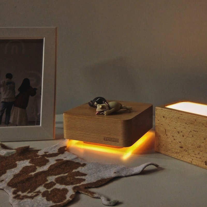 气氛小夜灯 二入优惠 (微光+时光机) 母亲节 礼物 - 灯具/灯饰 - 木头 卡其色