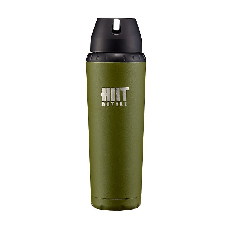 美国 HIIT BOTTLE 极限健身水瓶/全配版/绿色/709ml - 水壶/水瓶 - 其他金属 绿色
