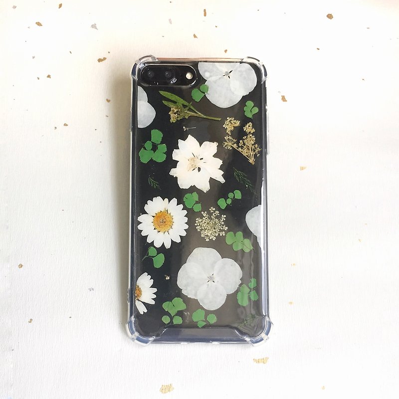 夏至 真花压花手机壳 - 手机壳/手机套 - 植物．花 白色
