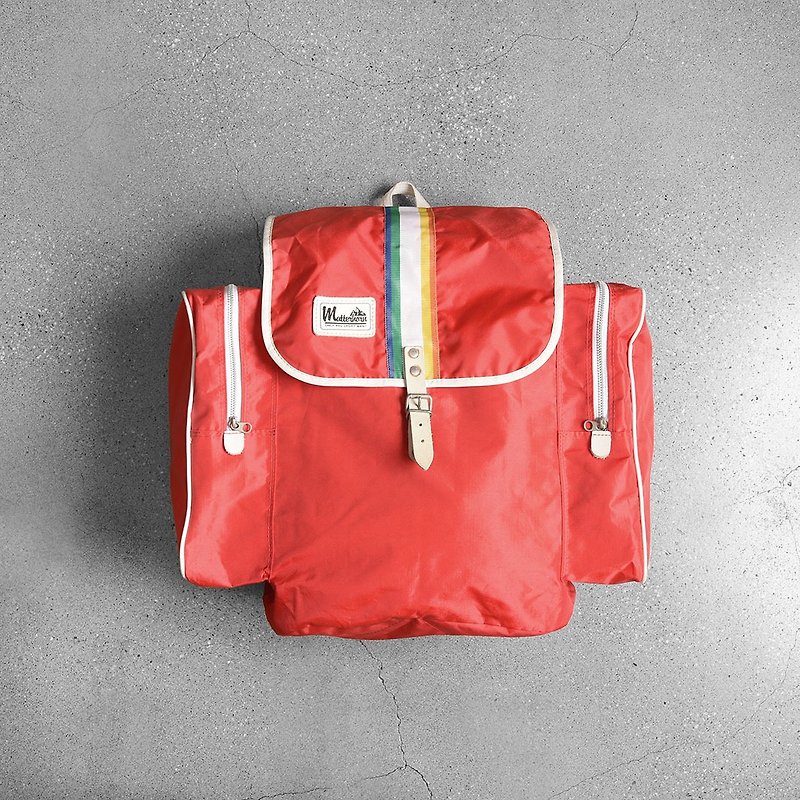 日本小学生登山包 / Vintage 古着 - 后背包/双肩包 - 其他材质 红色